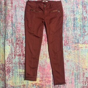 Love, Fire Stretch Terracotta Pants